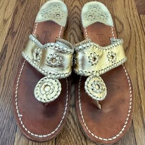 Jack Rogers Women's Gold Sandals